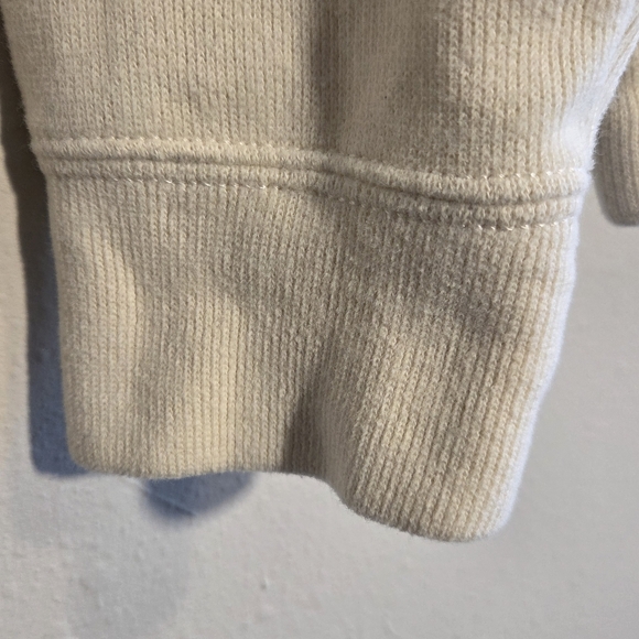 Polo Ralph Lauren Men's Quarter-Zip Cream Long Sleeve Sweater Preppy Classic - Picture 3 of 9